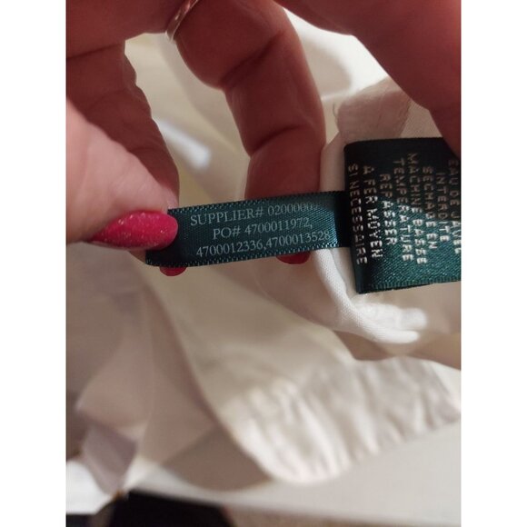 Lauren Ralph Lauren Women Shorts With Belt White Size 14 Summer NWT Polo - Picture 15 of 15